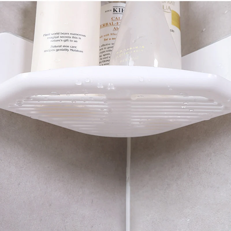 Угловая душевая полка для ванной кухонный клей органайзер с присоской настенное