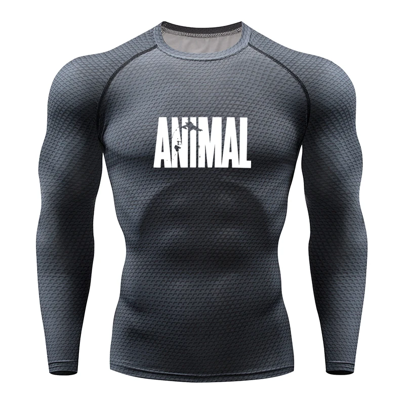

2020 3D Printed Tshirt Compression Tights Men Fitness Running Shirt Breathable Long Sleeve Sport Rashgard Gym Cycling Clothing