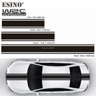 Новинка WRC FIA Чемпионат мира по ралли комплект в полоску капот автомобиля крыша багажника виниловая наклейка Гонки Ралли спорт ПВХ Наклейка Автомобильные аксессуары