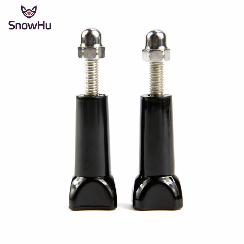 SnowHu 2 шт. для GoPro болт зажим Болт Гайка аксессуары Hero 9 8 7 6 5 4 SJCAM Yi 4K EKEN Black Long GP08|for gopro