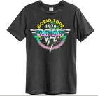 Усиленная футболка с изображением ван Халена серого нового мирового турне 78 культа хард рок