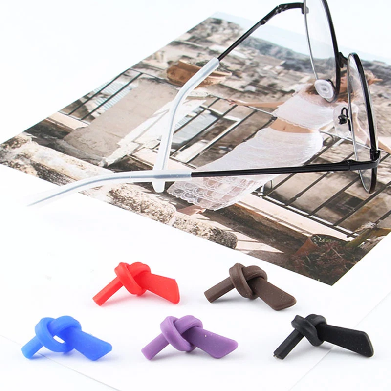 

1Pairs/Lot Glasses Sunglasses Slip Sets Glasses Leg Sets Anti Slip Silicone Ear Hook Temple Tip Holder Hook Glasses Accessory