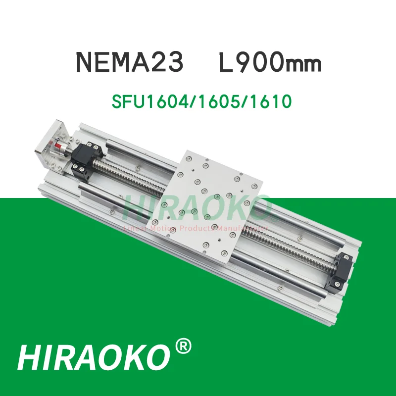 

Линейная муфта 900 мм NEMA23 SFU1610 SFU1605, одноосевая фаза SFU1604, линейная скользка для фрезерного станка с ЧПУ X, Y, Z, aixs