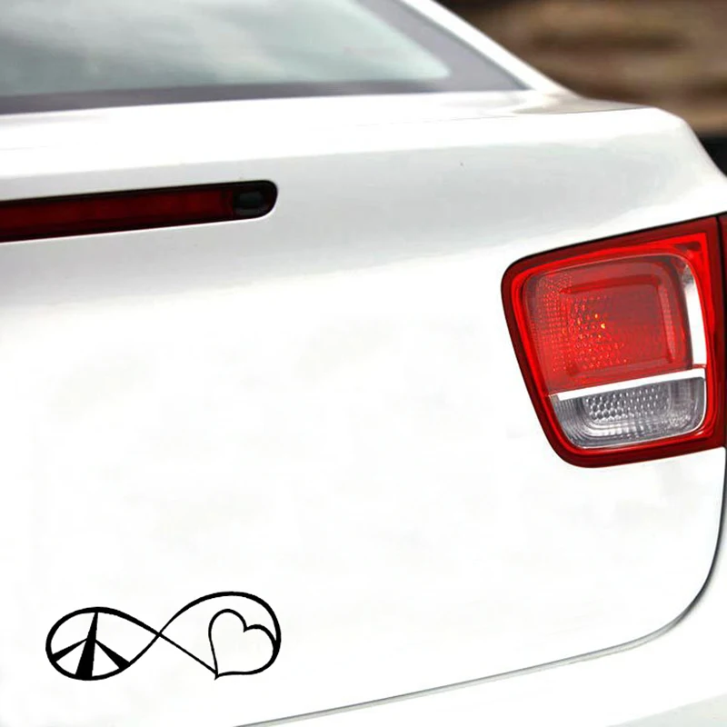 Мира любовь навсегда окна автомобиля виниловые наклейки в виде Фотообоев c