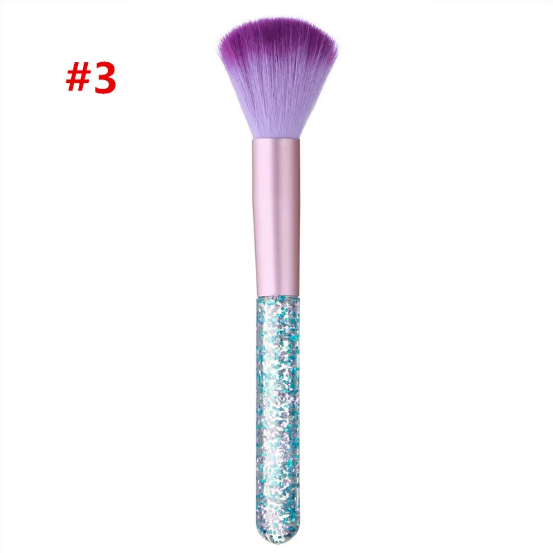 Nail Brush-03 Diamond щеточка для чистки ногтей мягкие дизайн ногтей Для акриловые и УФ гель пыли очиститель кисточки Маникюр Педикюр Инструмент - Цвет: Nail Brush-03