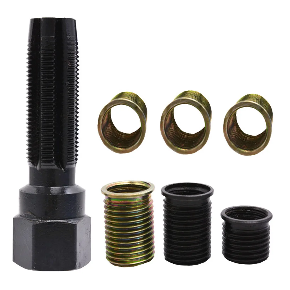 

16pcs/set For Spark Plug Vehicle Auto Rethreading Steel Automobiles Tool Car Maintance Thread Repair Kit Professional Restore