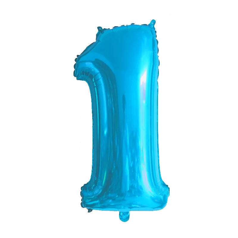 Number 1 32inch 1 шт. 100*97 см Розовый пони 3D Маленькая Лошадь Единорог шары с днем рождения Единорог вечерние гелиевый воздушный шар покрытый фольгой дети животные игрушки Globos - Цвет: Number 1 32inch