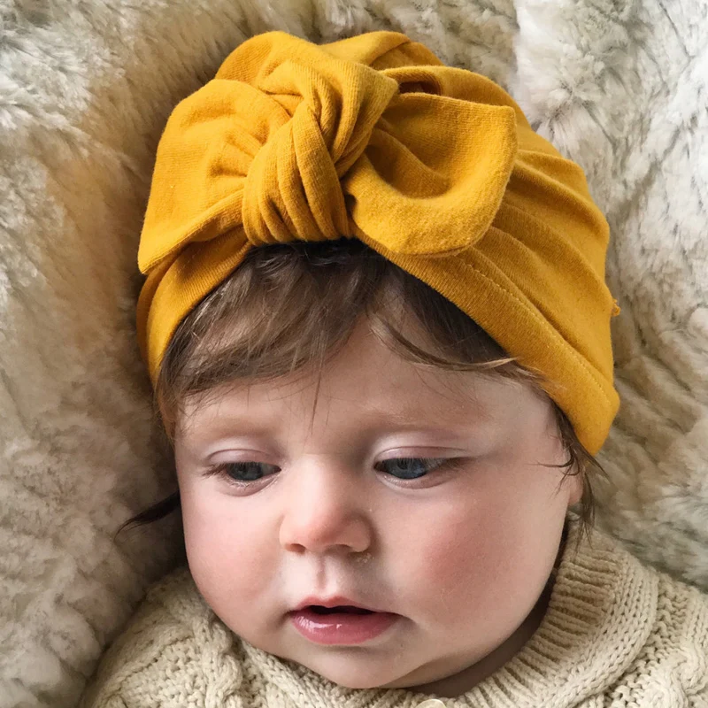 Balleenshiny-accesorios para el pelo para beb&eacute;, turbante para beb&eacute;, gorro para ni&ntilde;o reci&eacute;n nacido, diadema para ni&ntilde;a-1