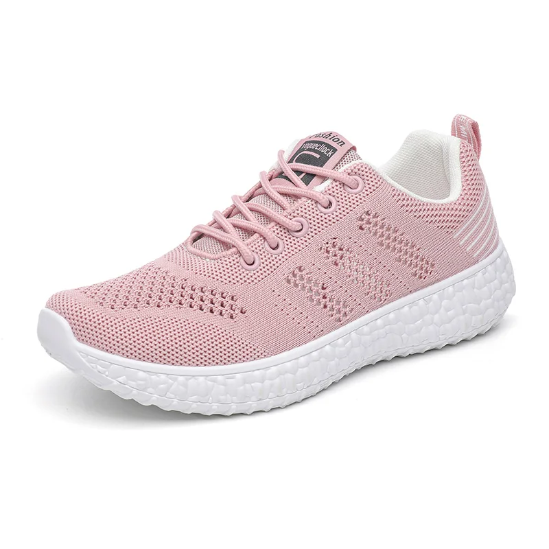 

2021 Sport Running Shoes Women Air Mesh Breathable Walking Women Sneakers Comfortable White Fashion Casual Sneakers