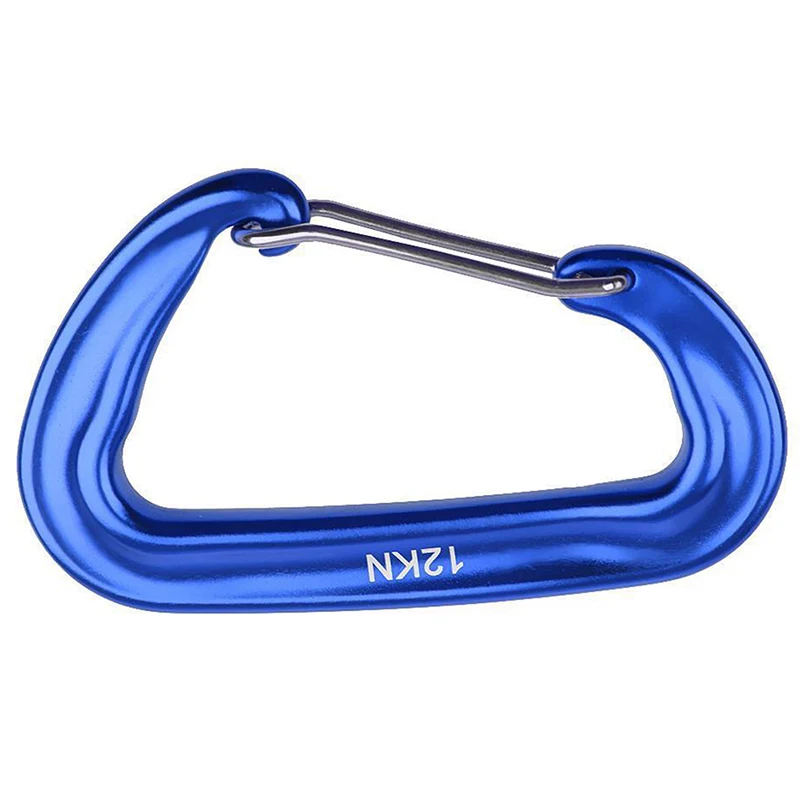 

Carabiner Hook Aluminium Spring Clip For Rock Tree Quickdraw Climbing Q4G4