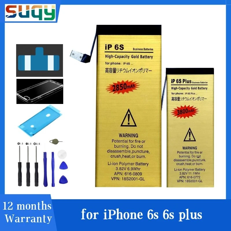 Аккумулятор Suqy для Iphone 6s оригинальный аккумулятор с нулевым циклом Plus батареи
