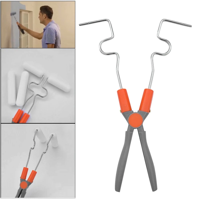 Double Sided Paint Roller Brush Adjustable Dual Painter Home Improvement Tool For Wall Corner Painting | Инструменты