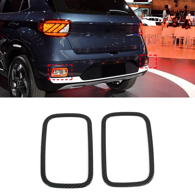 Подходит для Hyundai Venue 2019 2020 автомобильные аксессуары из углеродного волокна
