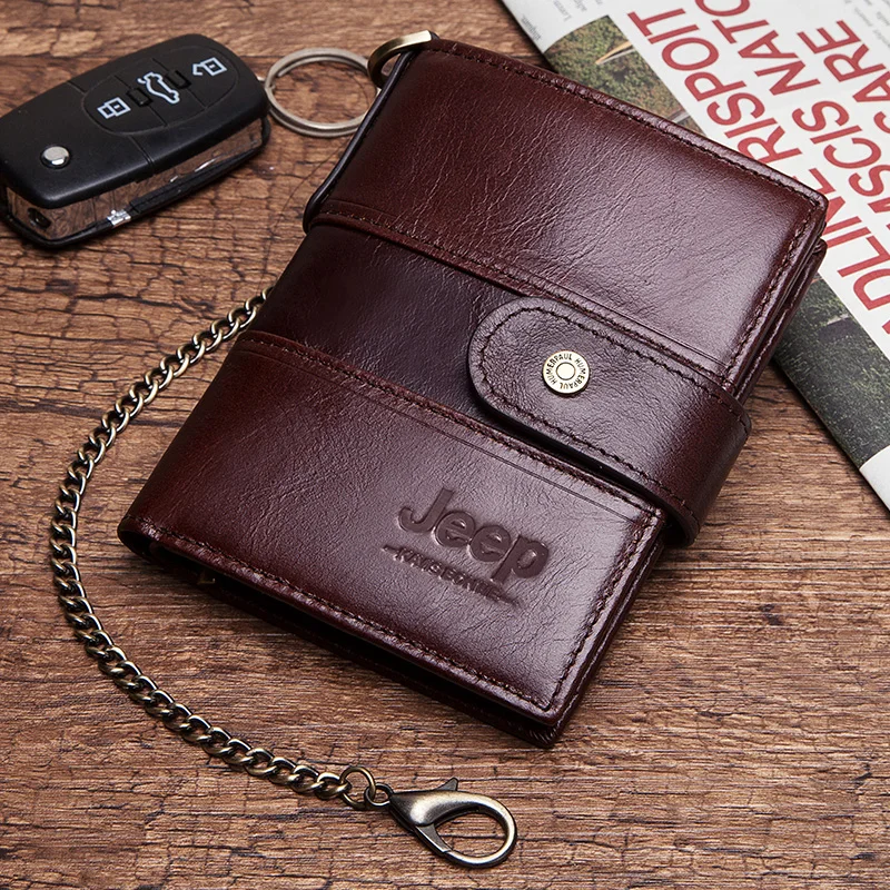 

Cowhide Genuine Leather Men Wallet Coin Purse RFID Blocking Small Mini Card Holder Causal PORTFOLIO Portomonee Hasp Male Pockect