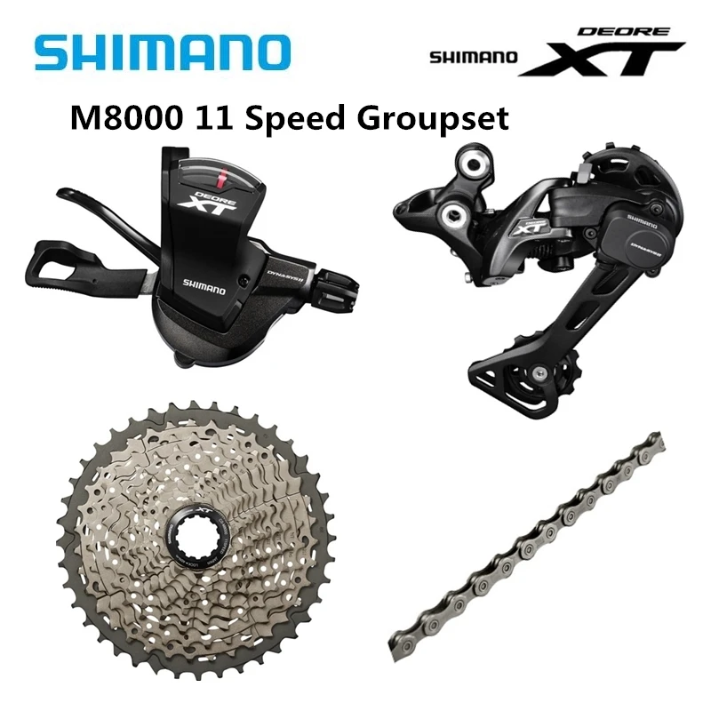 Shimano Deore XT M8000 приводной поезд Группа Набор 11-speed SGS переключатель 11 скорость 40T 42T 46T кассета 701 цепь