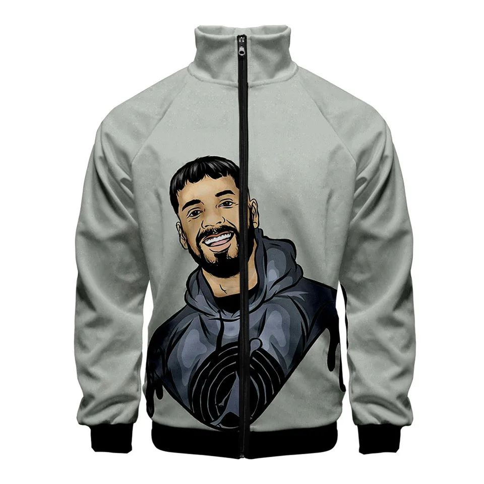 

Anuel AA Real Hasta La Muerte 3d Printed Stand Collar Zipper Jacket Men Women Fashion Sweatshirt Long Sleeve Jackets Clothes