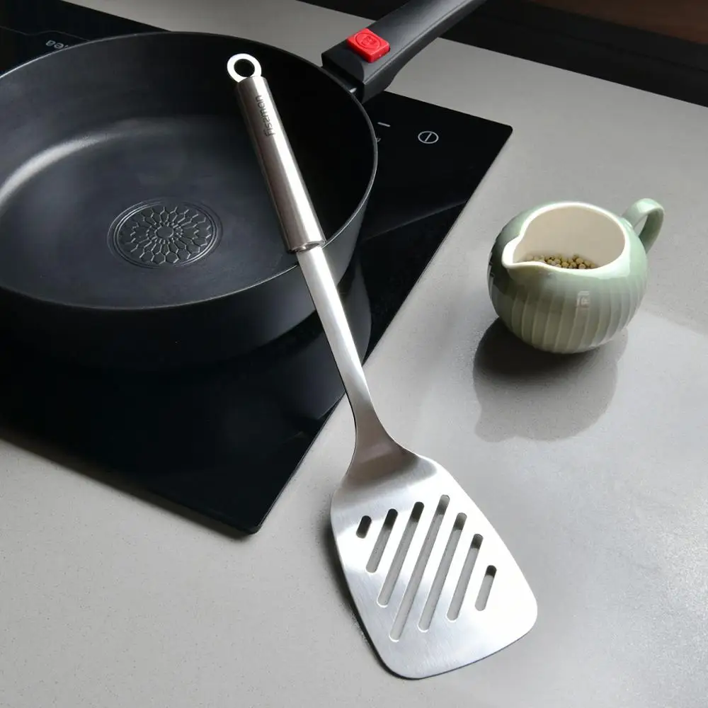 Лопата с длинной ручкой из нержавеющей стали FISSMAN|Поворотники| |