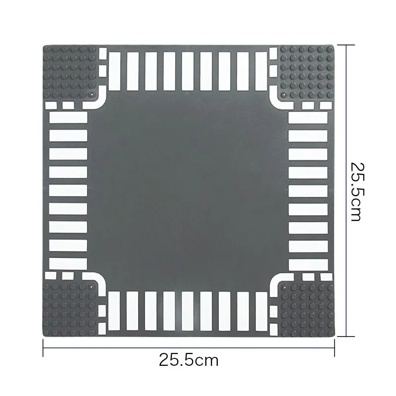Прямо Перекресток Кривой Т Образном Перекрестке Дорожные Плиты Строительные
