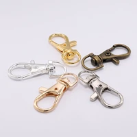 10pcslot swivel lobster clasp connector split key ring for bag belt dog chains diy jewelry making findings handmade accessories