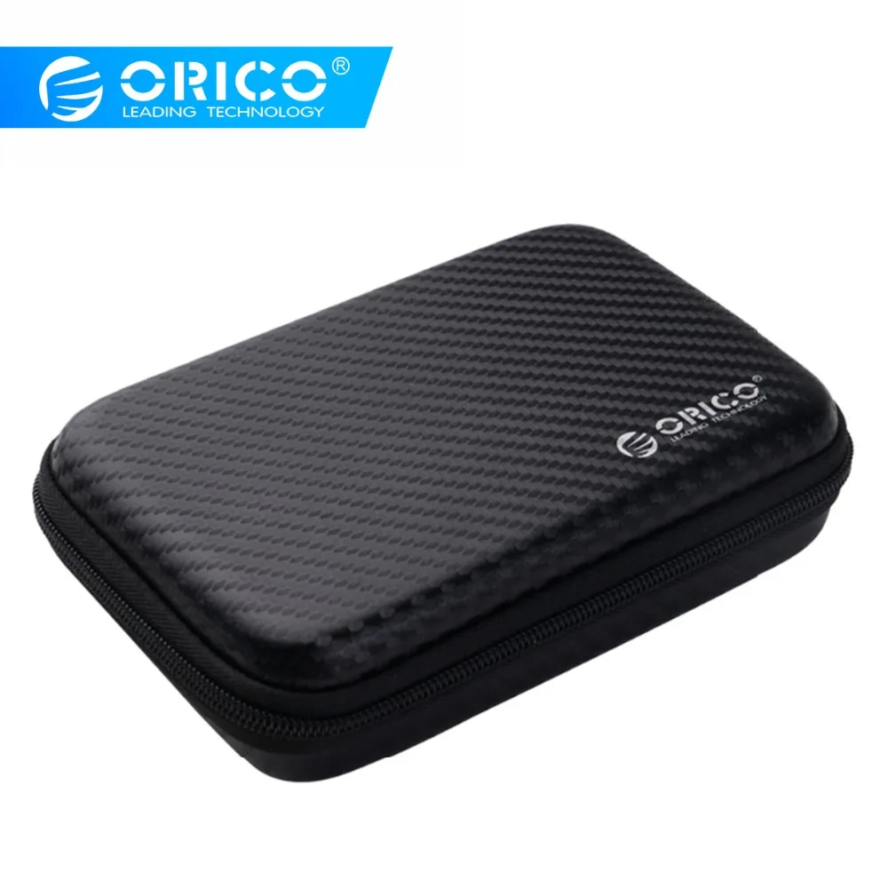ORICO 2,5 дюймов Внешний жесткий чехол для хранения HDD SSD сумка или Seagate samsung жесткий диск внешний аккумулятор USB кабель зарядное устройство Внешний аккумулятор чехол