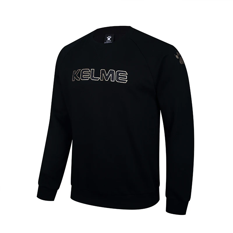 KELME мужская толстовка с круглым вырезом мужские флисовые повседневные толстовки