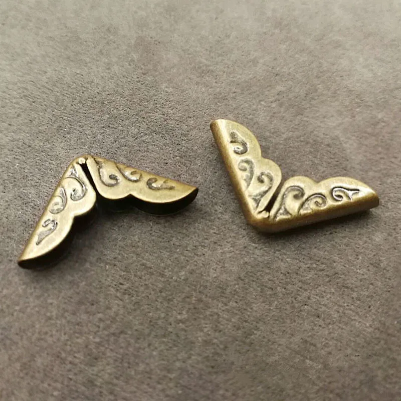 4/12 шт. античные латунные Защитные уголки для книг | Обустройство дома