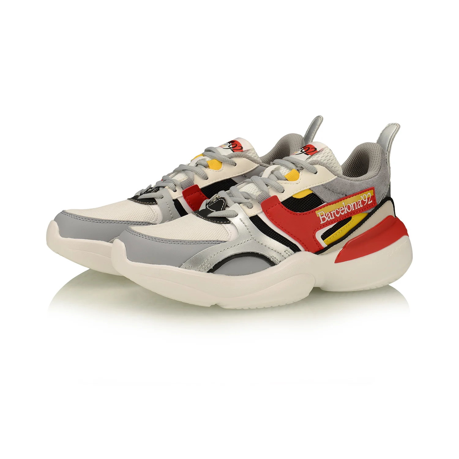 Женские кроссовки Li-Ning в стиле ретро легсветильник с амортизирующей подкладкой