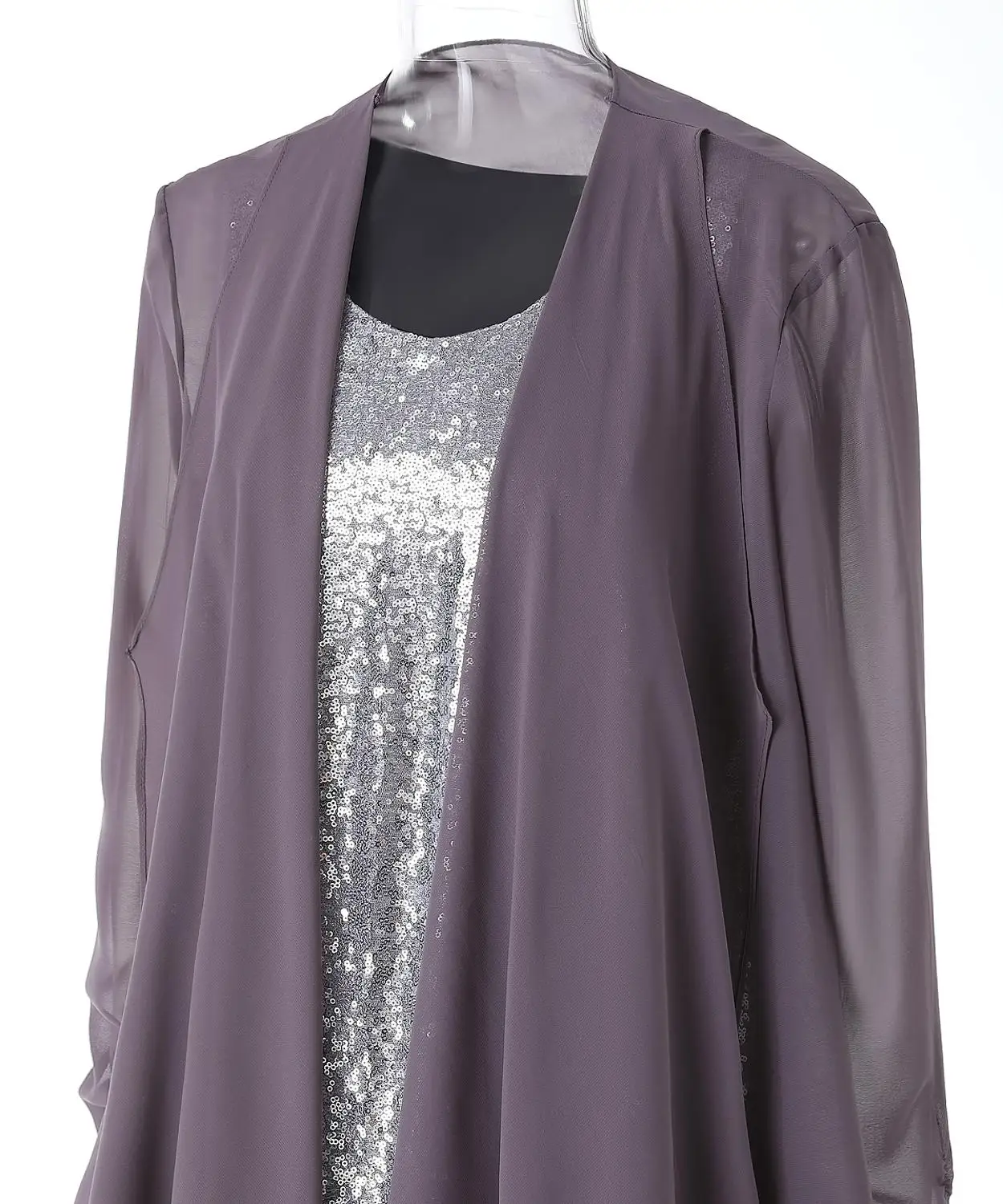 Женские серебряные блестки Свободный Топ пышное платье для матери невесты