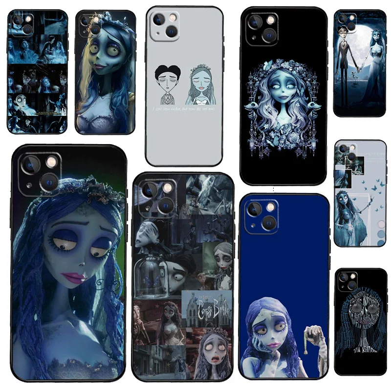 Halloween Corpse Bride Case For iPhone 13 12 Mini X XR XS Max Cover For Apple iPhone 11 14 Pro Max 6S 8 7 Plus SE2