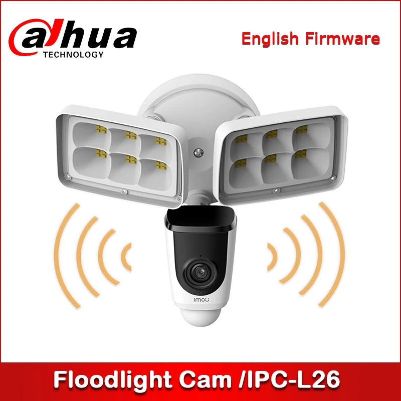Dahua Imou Floodlight Cam IP Camera Outdoor Weatherproof Wifi Security 1080P PIR Detection IPC-L26 | Безопасность и защита