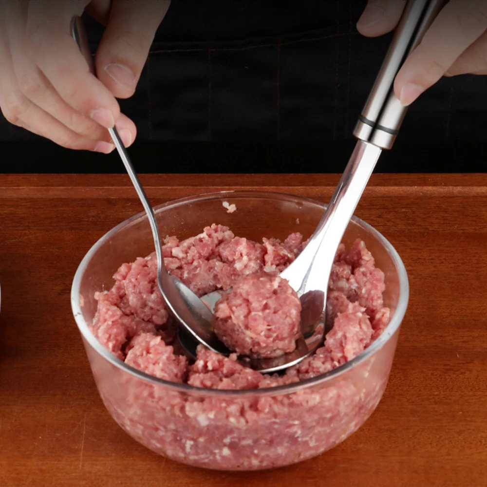 

Meatball Maker Spoon Stainless Steel Non-Stick Creative Meatball Maker Cooking Tools Kitchen Gadgets And Accessories