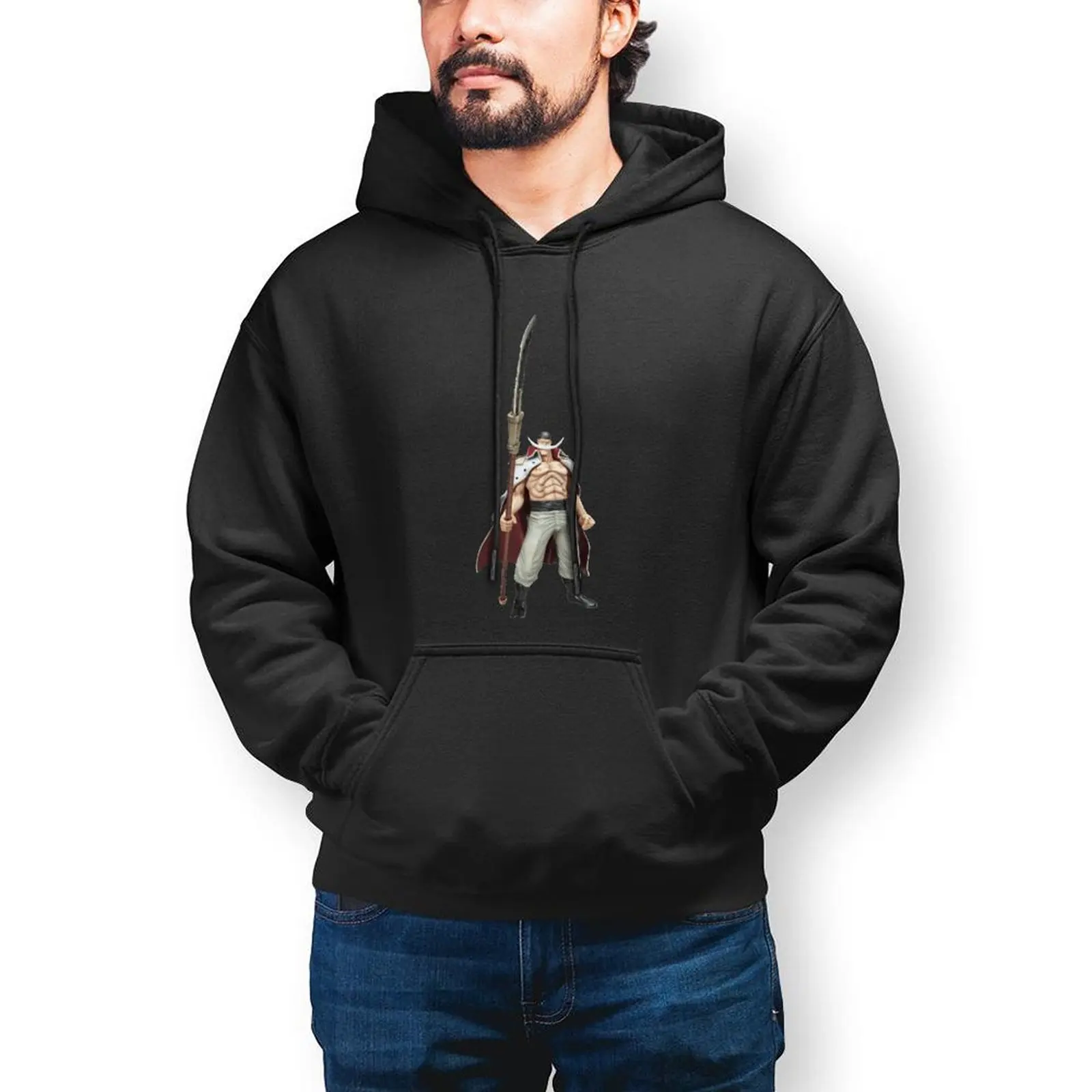 

Bandai One Piece Whitebeard Edward Newgate The Strongest Man Hoodies Manga Cotton Pullover Hoodie Winter Popular Hoodie Men