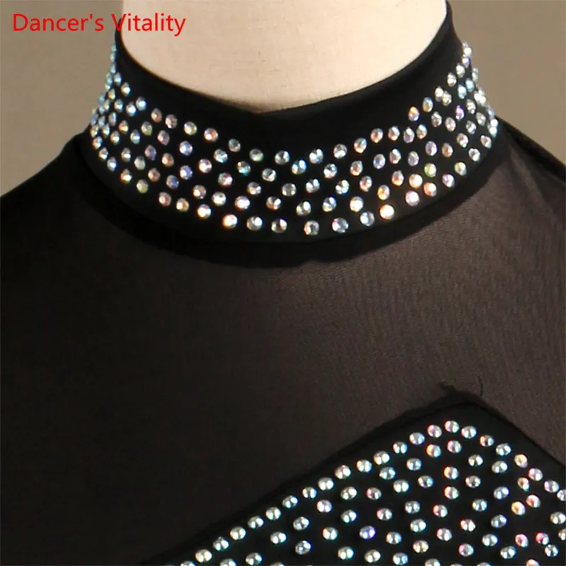 2021 NEW Long Sleeves Dance Dress Women's Latin Competition Pattern Waltz / Tango Free Delivery | Тематическая одежда и