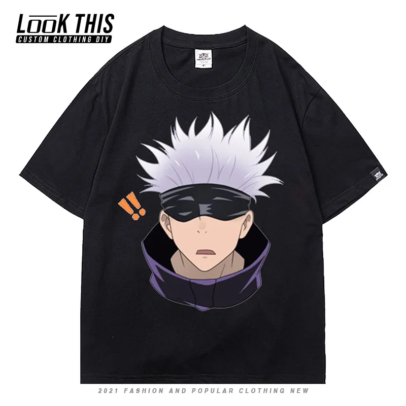 

Jujutsu Kaisen Women's T-shirt Streetwear Anime Cartoon Y2k Tee Unisex Oversized T-shirt Woman Clothes Short Sleeve T-shirts Top