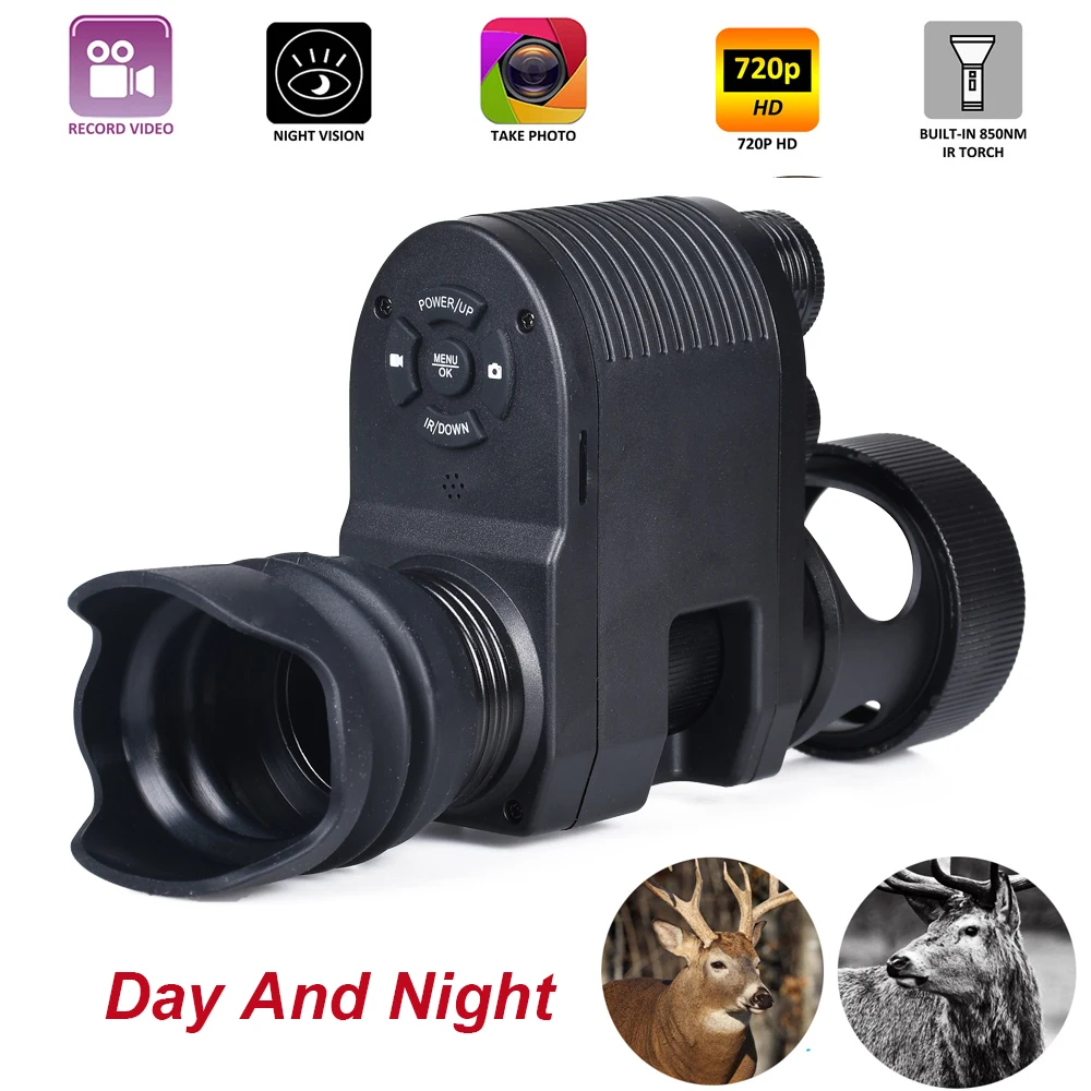 

Megaorei 3 встроенный дизайн ночное видение оптический прицел для винтовки телескоп охотничья камера NV007 может снимать фото и видео