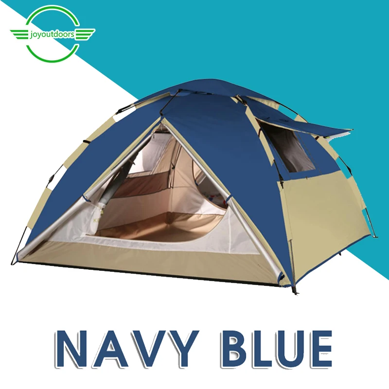 

Fully Automatic Double-layer Outdoor Tent Family Couple Travel Camping Tent Waterproof Ultra-Light Tent 3-4 People 4 Season Tent