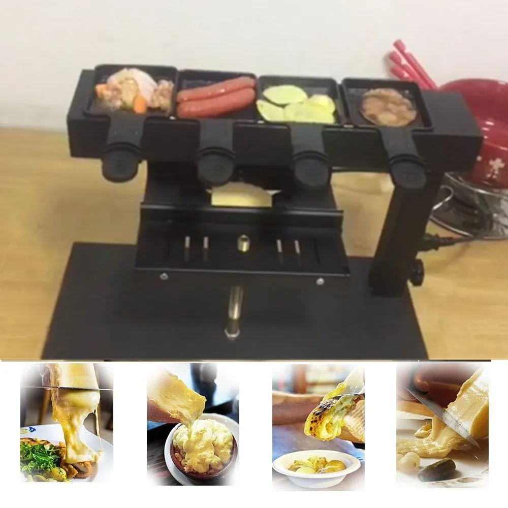 Нагреватель для сыра raclette двухслойный Многофункциональный гриль жарки жареная