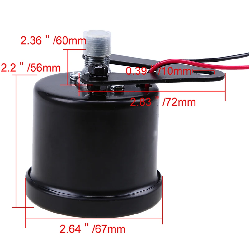 Мотоциклетный одометр POSSBAY светодиодный индикатор 12 В сигнал заднего света