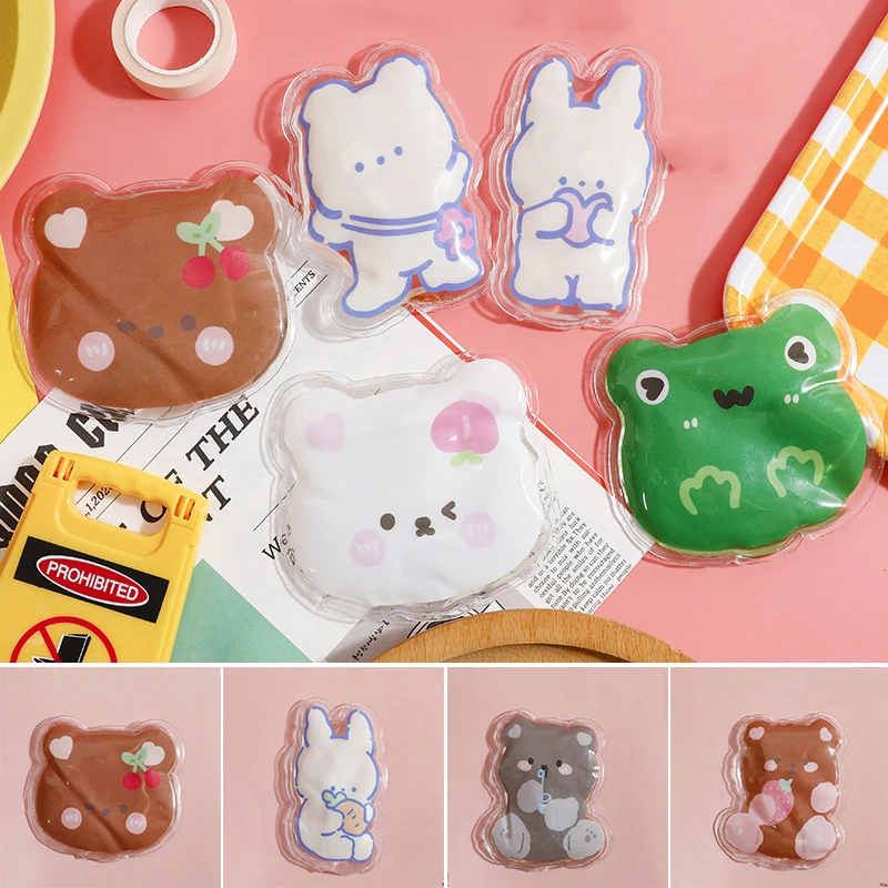

Mini Hand Warmer Reusable Water Bottle Bag Cute Pattern Kids Hand Mini Warmer Self-heating Instant Heating Pack Грелка Для Рук