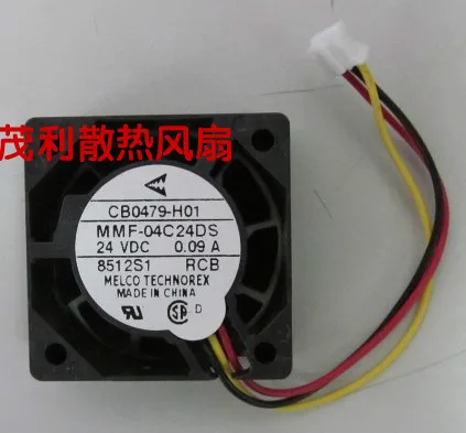 

MMF-04C24DS RCB DC 24V 0.09A 60x60x25mm 3-wire Server Cooling Fan