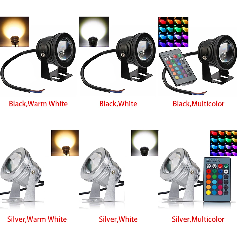 Погружной ночной фонтан подсветка для пруда RGB бассейн светодиодный лампы Алюминиевый подводный свет аквариум вечерние атмосфера дистанционное управление
