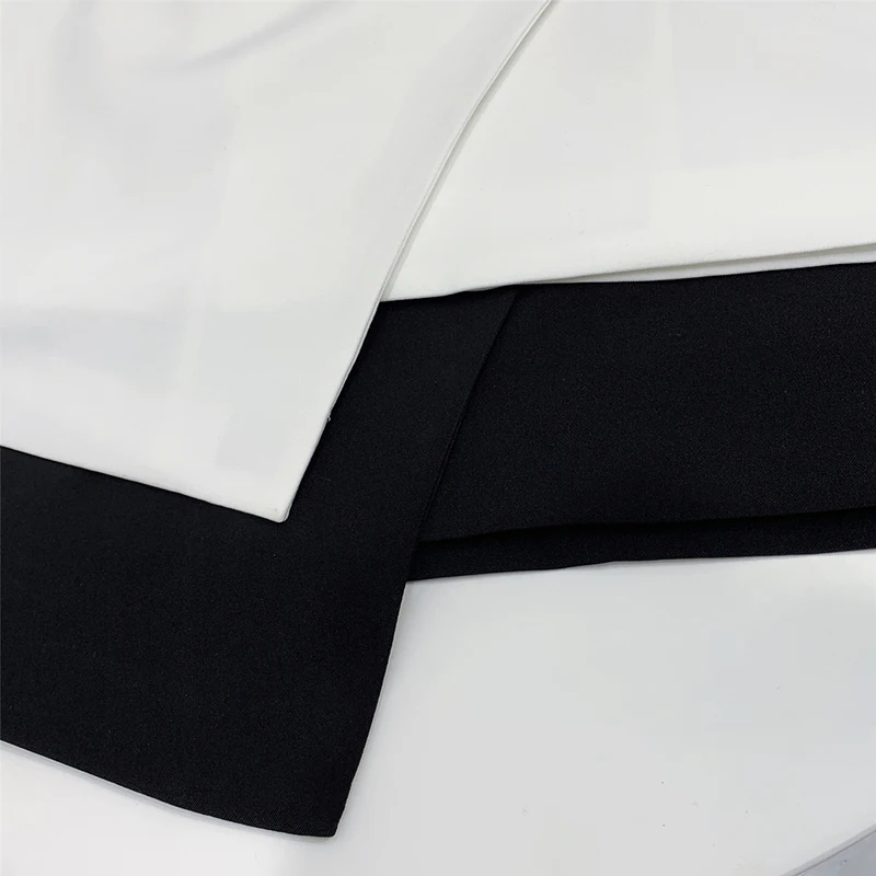 

Casual Solid Irregular Dress For Women Notched Short Sleeve High Waist Tunic Mini Dresses Female Summer Fashion New