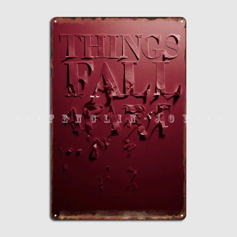 

Металлическая настенная табличка с надписью «Things Fall off»