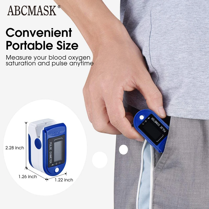 Пульсоксиметр напальчный зажим для пальцев профилактический медицинский SPO2