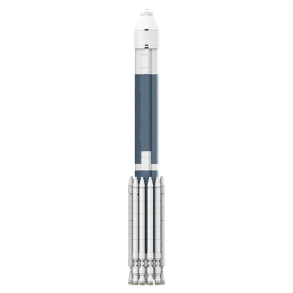 Конструктор MOC Series Apollos 11 Saturn V лунный модуль ракеты строительные блоки для