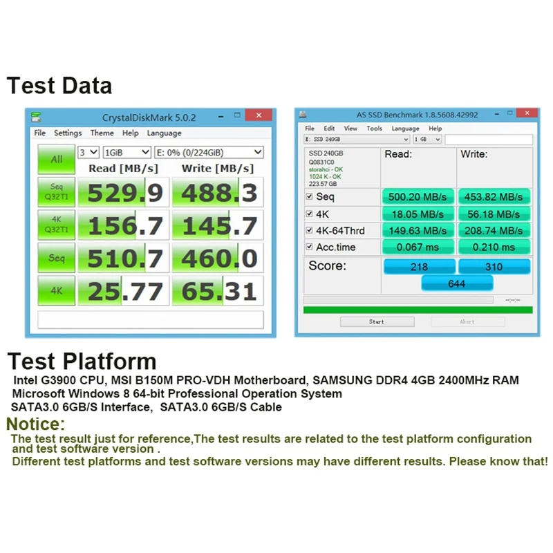 

Goldenfir SSD 240GB SSD 2.5 Hard Drive Disk Disc Solid State Disks 2.5Inch Internal SSD
