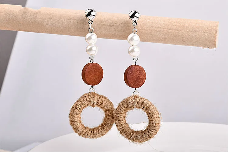 Квадратная круглая форма сердца бронзовый цвет шерстяная петля товары подвеска