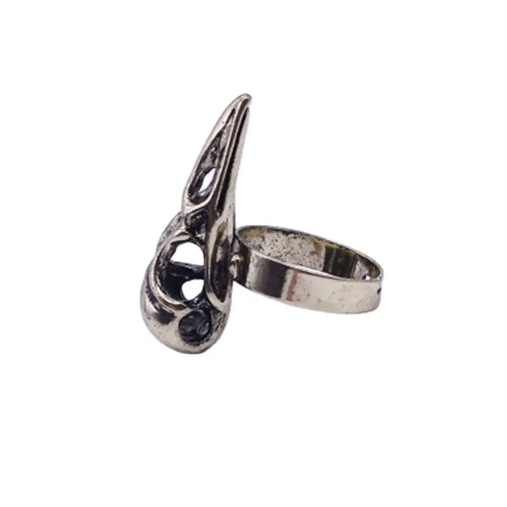 Viking Raven Skull Rings Crow Punk Animal Ring Bird Steampunk Vintage Jewelry Head Skeleton For Women Gift |