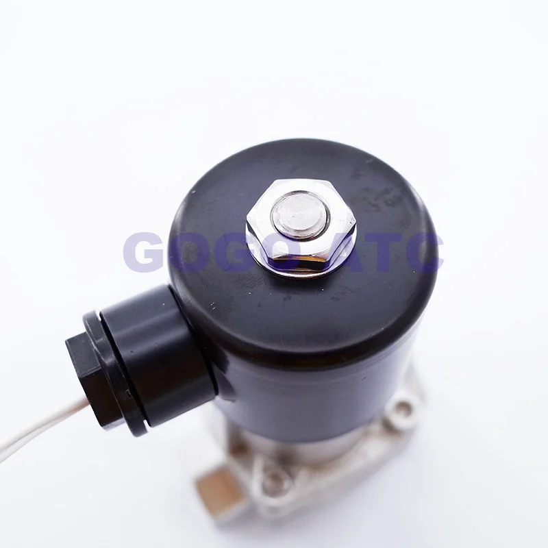 GOGO PTFE 2 way SS304 высокой температуры паровой электромагнитный Соленоидный клапан G1/2
