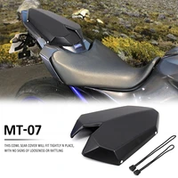 black motorcycle accessories for yamaha fz 07 mt 07 rear seat cowl fairing tail cover 2014 2017 2016 2015
